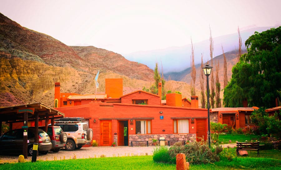 Frente de Huaira Huasi con los cerros